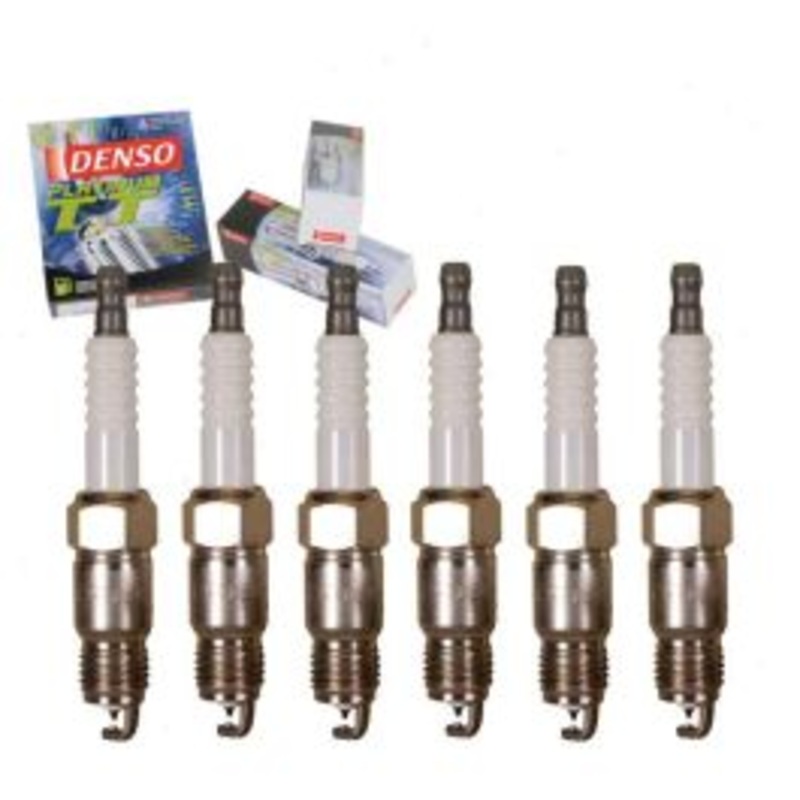6 pc DENSO Platinum TT Spark Plugs for 1986 Pontiac Bonneville 4.3L V6