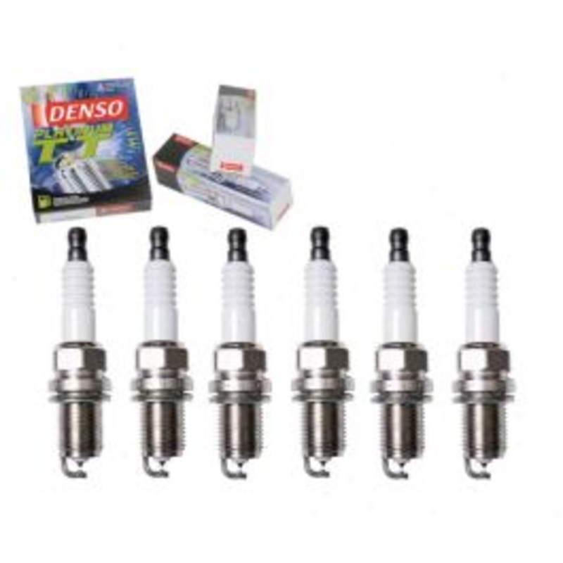6 pc DENSO Platinum TT Spark Plugs for 2008-2010 Audi A5 Quattro 3.2L V6