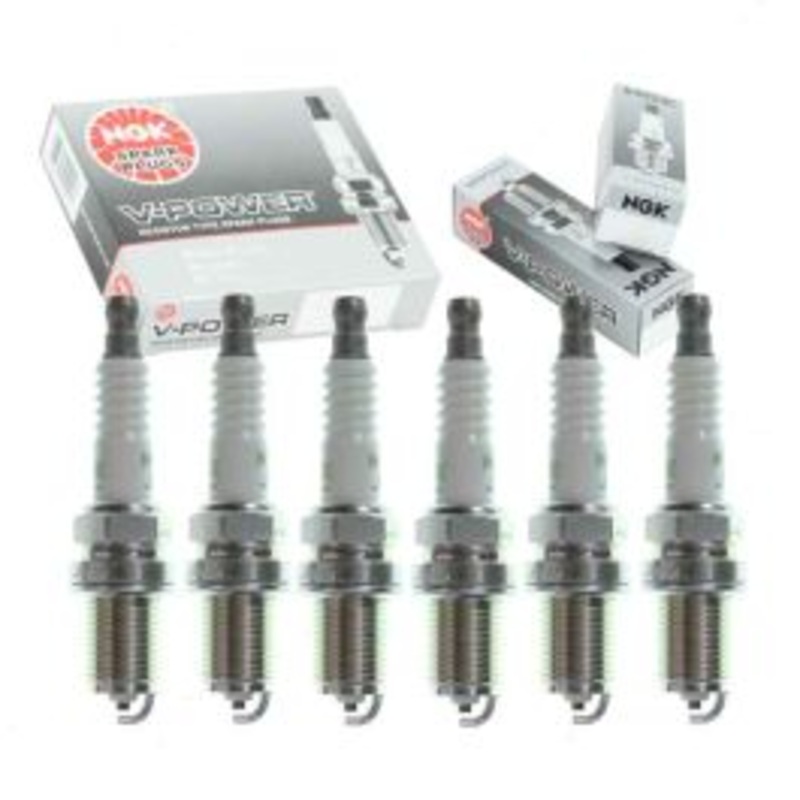 6 pc NGK V-Power Spark Plugs for 1994-1997 Mercedes-Benz C280 2.8L L6