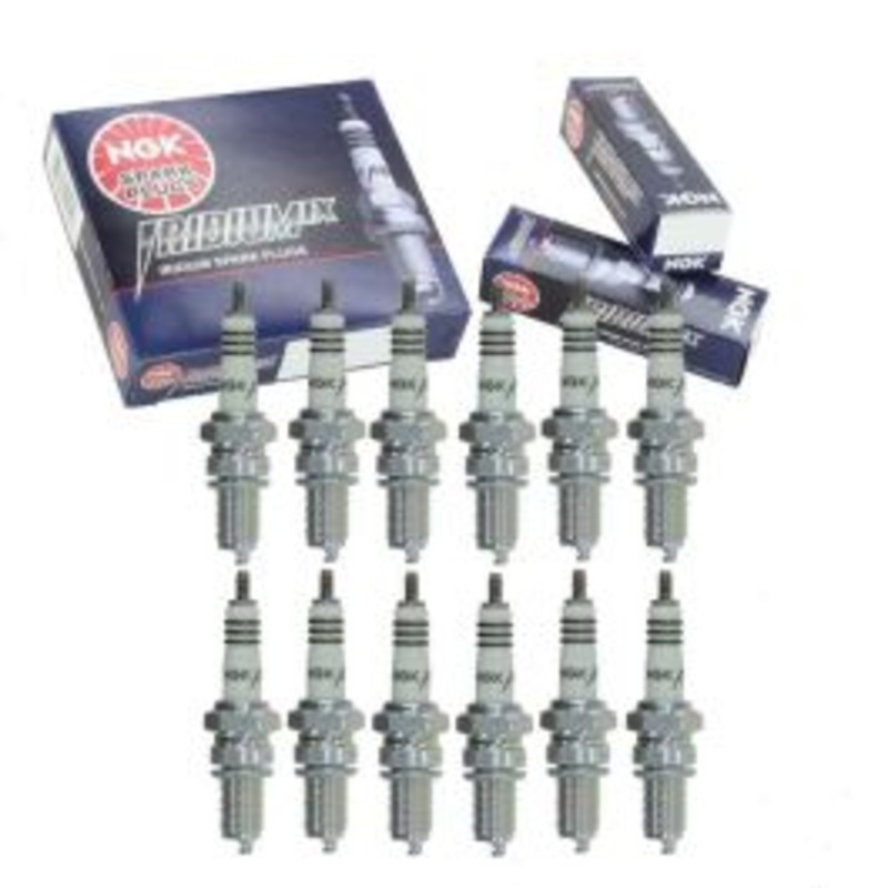 12 pc NGK Iridium IX Spark Plugs for 1968 Ferrari 330 GTS 4.0L V12