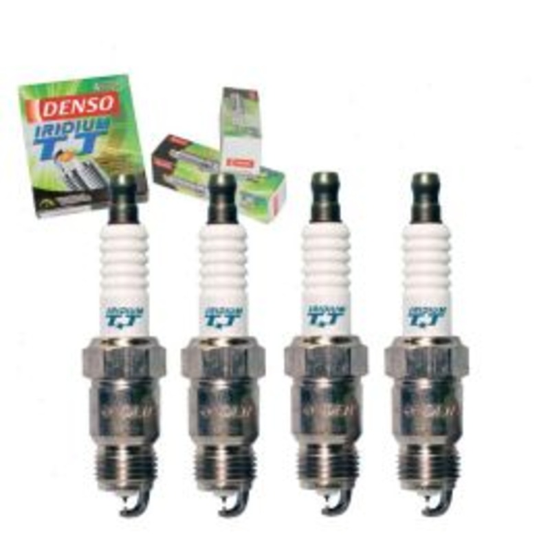 4 pc DENSO Iridium TT Spark Plugs for 1981-1983 Jeep Scrambler 2.5L L4