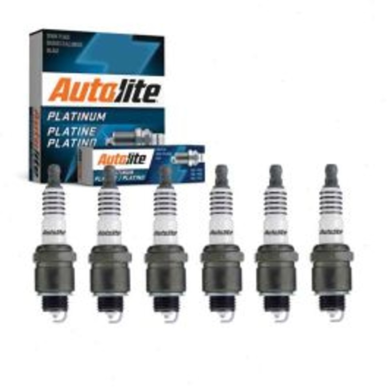 6 pc Autolite Platinum Spark Plug for 1957 International SM122