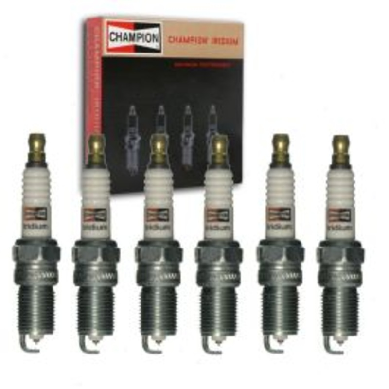 6 pc Champion Iridium Spark Plugs for 1997 Ford E-150 Econoline 4.2L V6