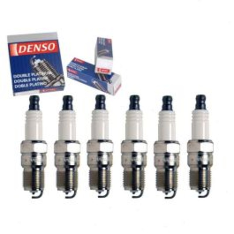 6 pc DENSO Double Platinum Spark Plugs for 1989-1996 Oldsmobile Cutlass Ciera 3.1L 3.3L V6