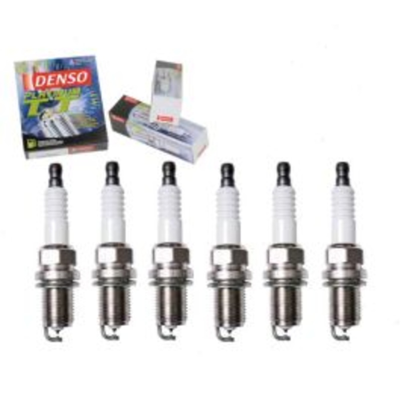 6 pc DENSO Platinum TT Spark Plugs for 1989-2002 Toyota 4Runner 3.0L 3.4L V6