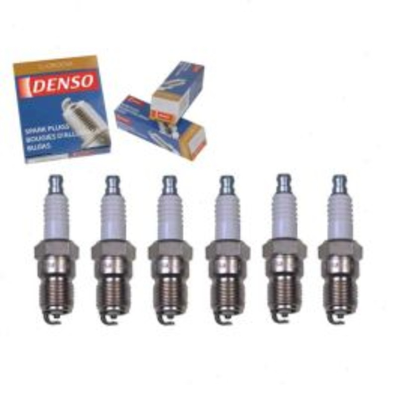 6 pc DENSO Standard U-Groove Spark Plugs for 1996-1998 GMC K1500 4.3L V6