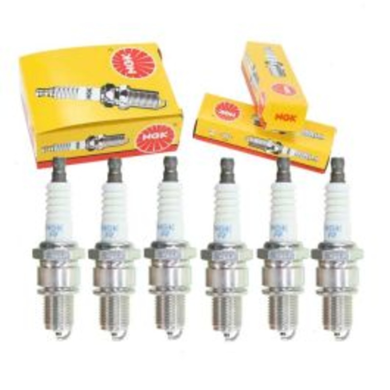 6 pc NGK Standard Spark Plugs for 1972-1974 International MS1210 4.2L L6
