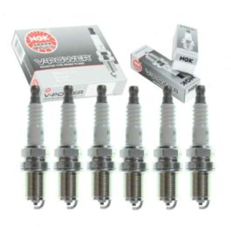 6 pc NGK V-Power Spark Plugs for 1990-1993 Mercedes-Benz 300SL 3.0L L6