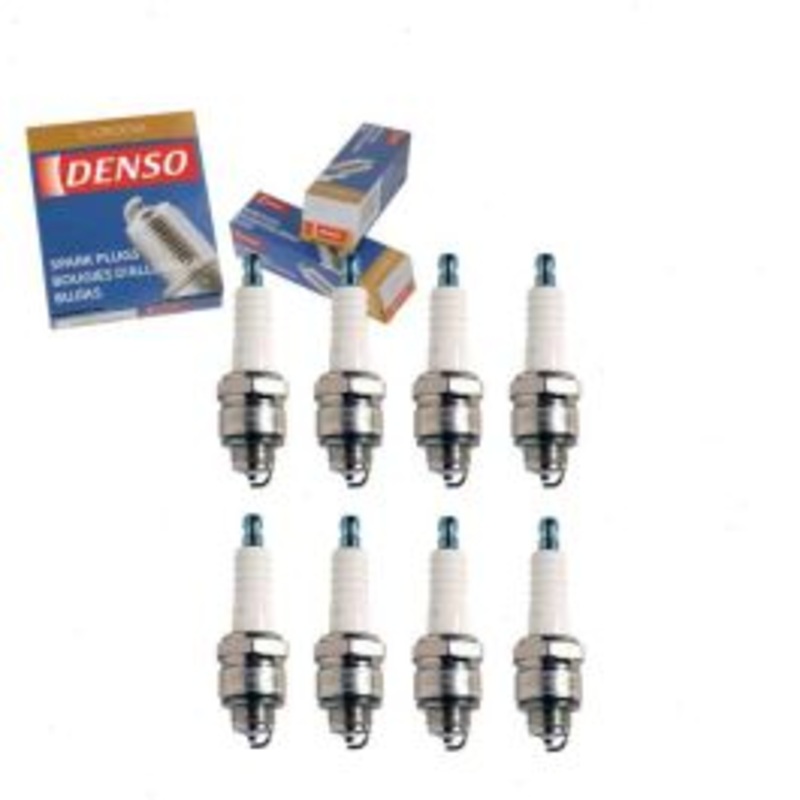 8 pc DENSO Standard U-Groove Spark Plugs for 1971-1974 Dodge B200 Van 6.6L 7.2L V8