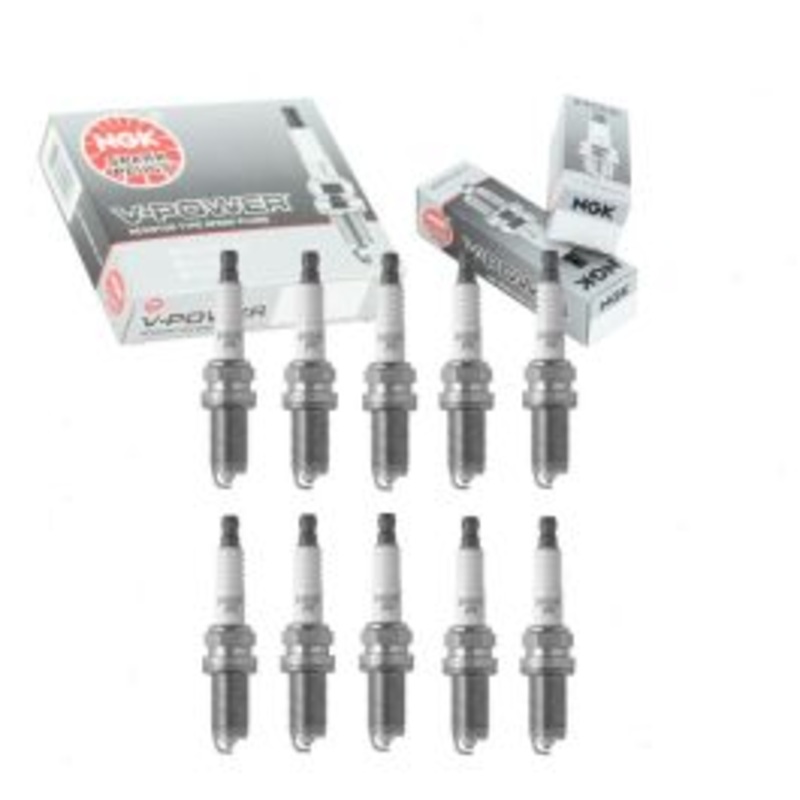 10 pc NGK V-Power 95945 LFR5A-11 BLYB Spark Plugs