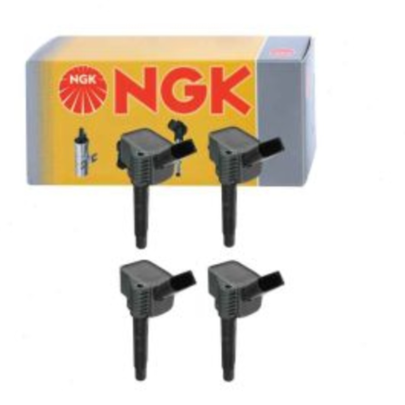 4 pc NGK Ignition Coils for 2017-2019 Volkswagen Golf Alltrack 1.8L L4
