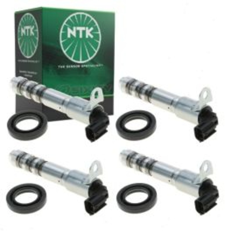 4 pc NTK Variable Timing Solenoid VVTs for 2007-2009 Saturn Aura 3.6L V6