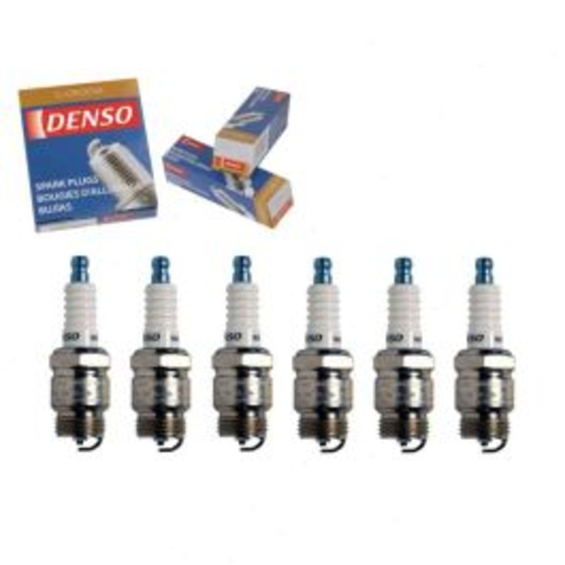 6 pc DENSO Standard U-Groove Spark Plugs for 1961-1964 Ford Falcon Sedan Delivery 2.4L L6