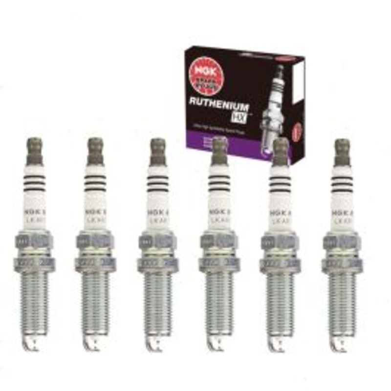 6 pc NGK Ruthenium HX Spark Plugs for 2016-2017 Cadillac CT6 3.0L V6