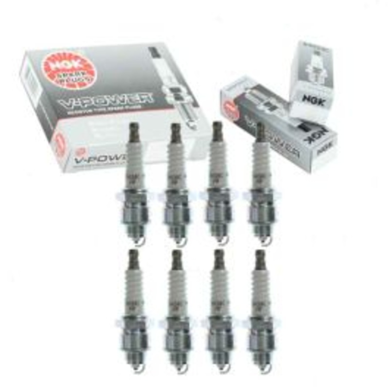 8 pc NGK V-Power Spark Plugs for 1961-1970 Pontiac Safari 5.7L 6.4L 6.6L 6.9L V8