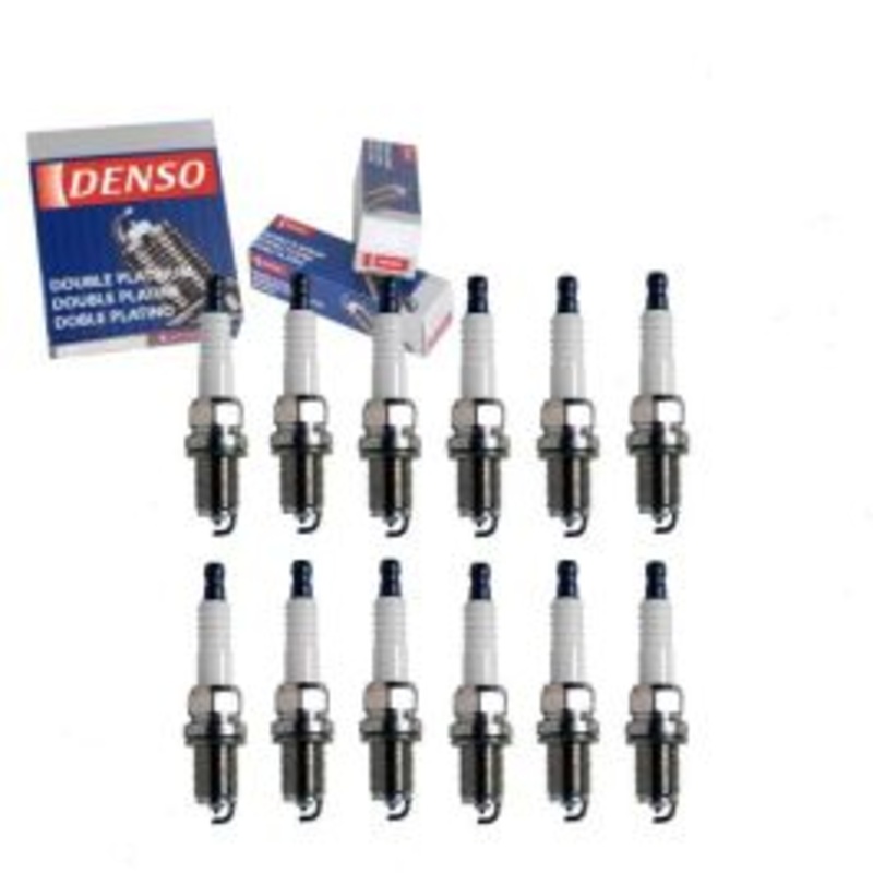 12 pc DENSO Double Platinum Spark Plugs for 1998-2000 Mercedes-Benz C280 2.8L V6