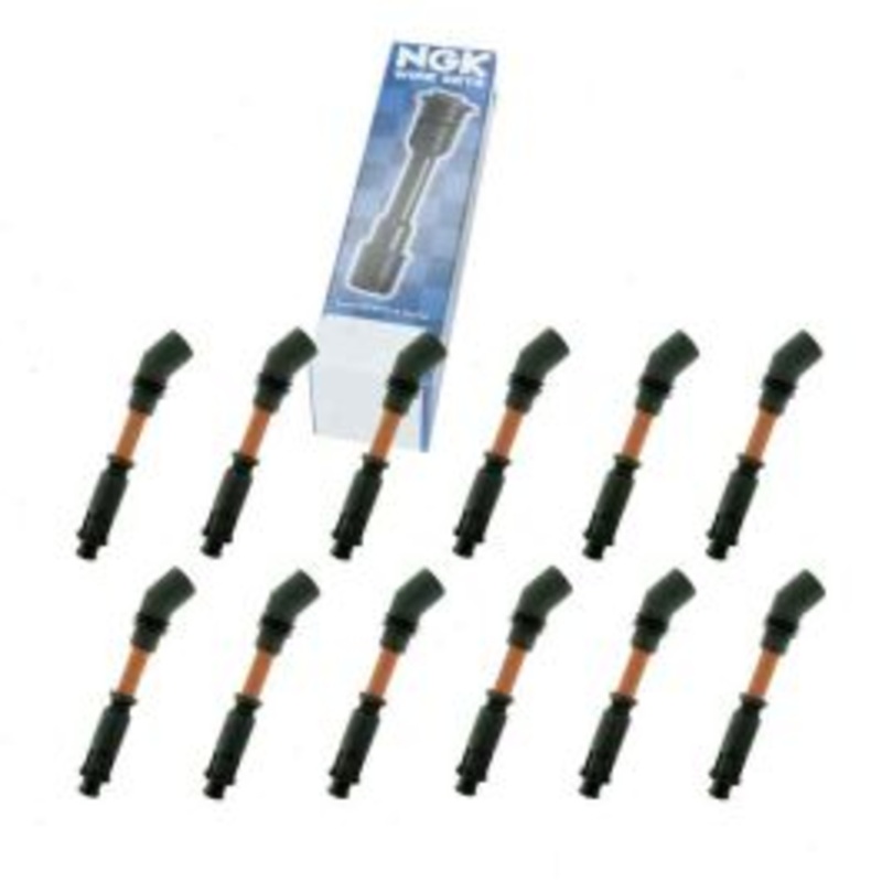 12 pc NGK Ignition Coil Boots for 1998-1999 Mercedes-Benz CL600 6.0L V12