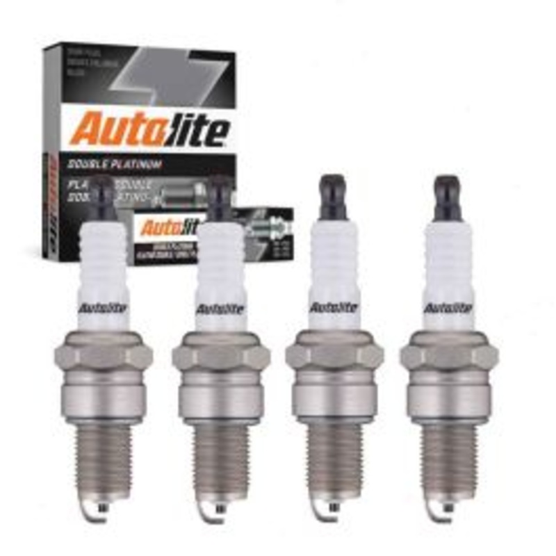 4 pc Autolite Double Platinum Spark Plug for 1978-1987 Subaru Brat 1.6L 1.8L