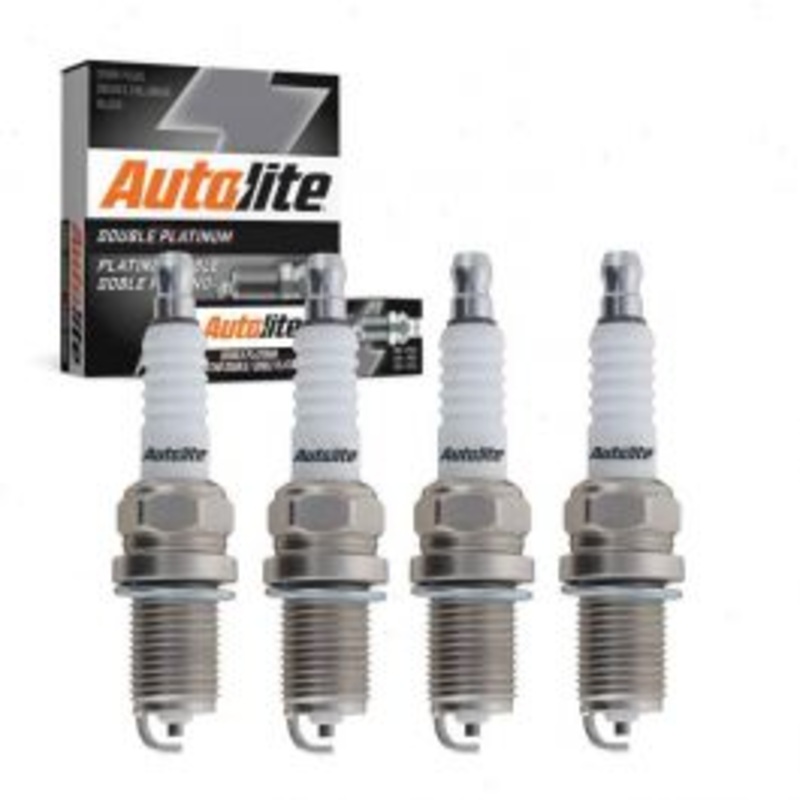 4 pc Autolite Double Platinum Spark Plug for 1989-1993 Mazda B2600
