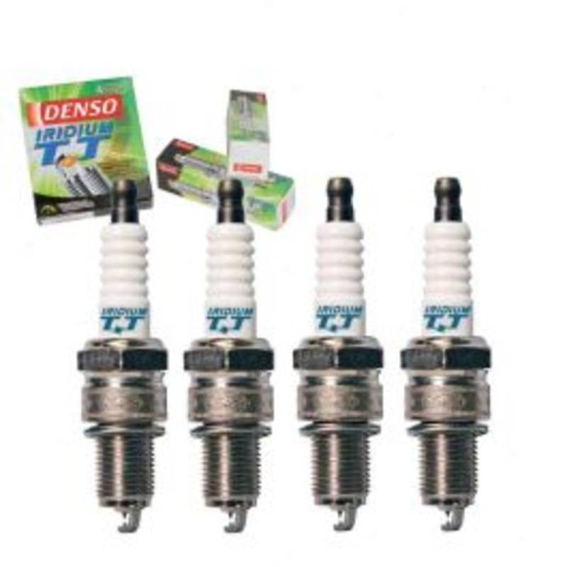 4 pc DENSO Iridium TT Spark Plugs for 1983-1986 Mitsubishi Mighty Max 2.6L L4