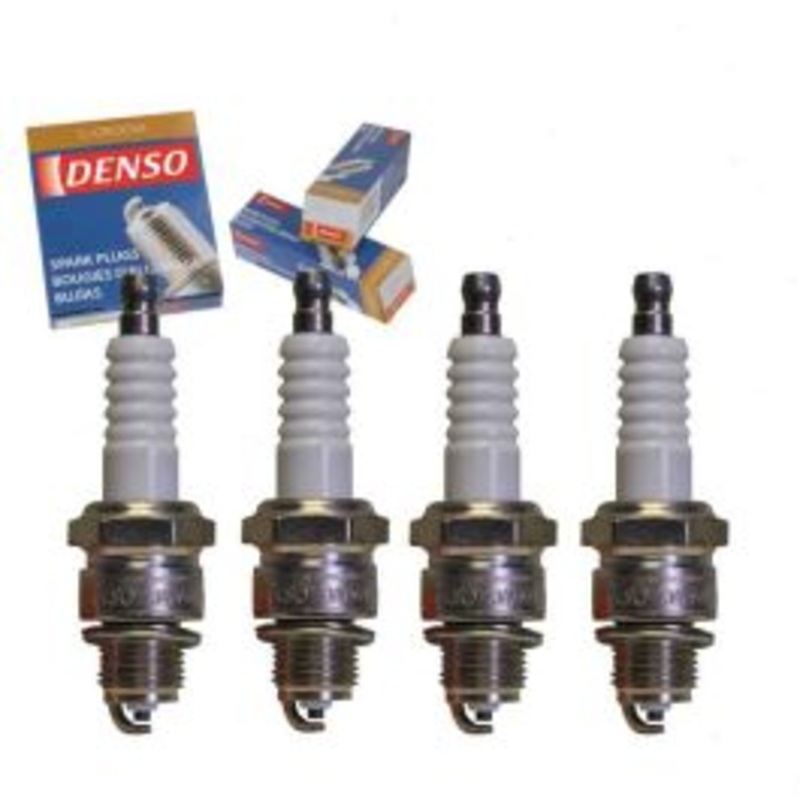 4 pc DENSO Standard U-Groove Spark Plugs for 1960-1961 Triumph TR3A 2.0L L4
