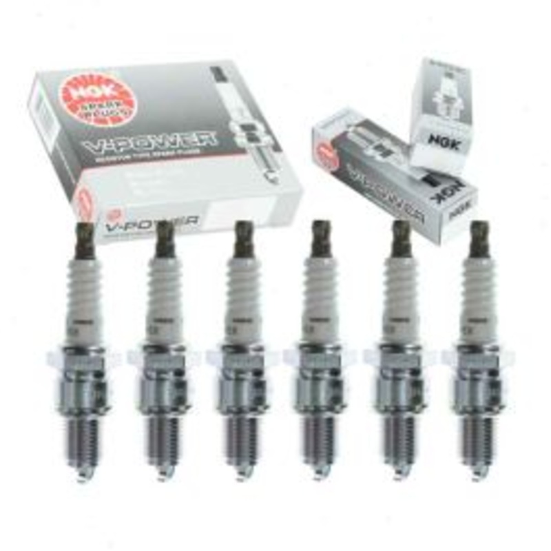 6 pc NGK V-Power Spark Plugs for 1987-1991 Dodge Dakota 3.9L V6