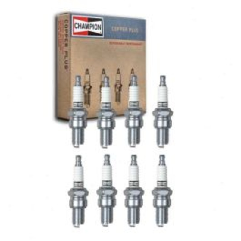 8 pc Champion Copper Plus Spark Plugs for 1957 Fargo FK8 Pickup 5.0L V8