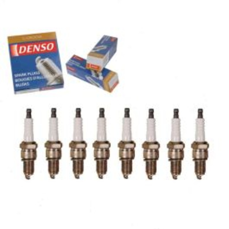 8 pc DENSO Standard U-Groove Spark Plugs for 1976 Dodge Aspen 5.2L V8