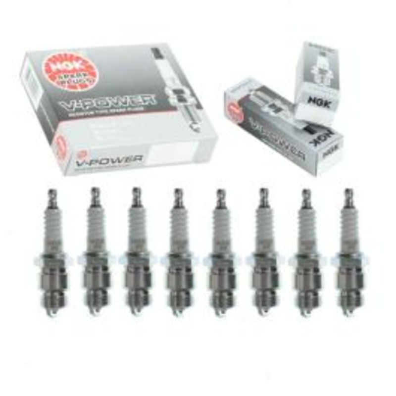 8 pc NGK V-Power Spark Plugs for 1963-1965 Ford Falcon Sedan Delivery 4.3L 4.7L V8