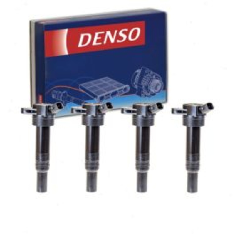 4 pc DENSO Direct Ignition Coils for 2014-2016 Kia Forte Koup 2.0L L4