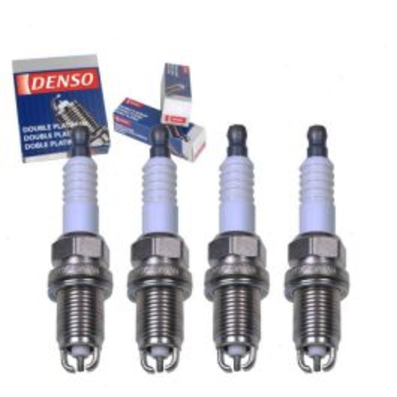 4 pc DENSO Double Platinum Spark Plugs for 1998-1999 Toyota Corolla 1.8L L4