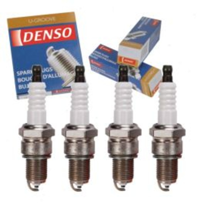 4 pc DENSO Standard U-Groove 3204 W20EX-U/SOLID Spark Plugs