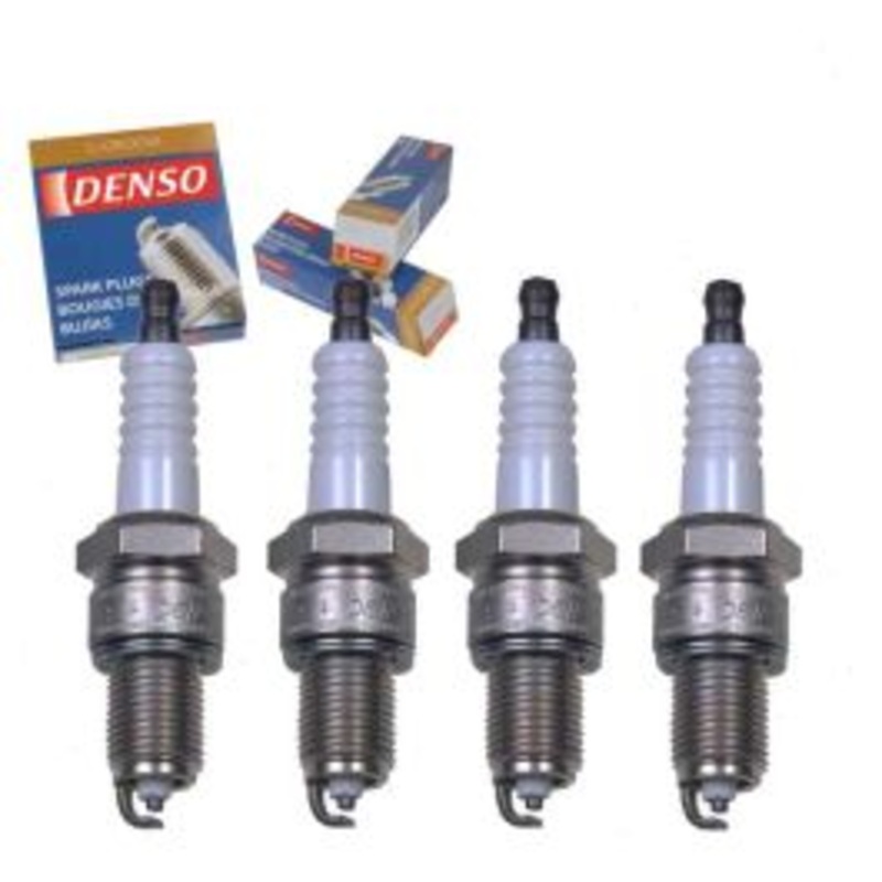 4 pc DENSO Standard U-Groove Spark Plugs for 1980-1987 Subaru Brat 1.8L H4