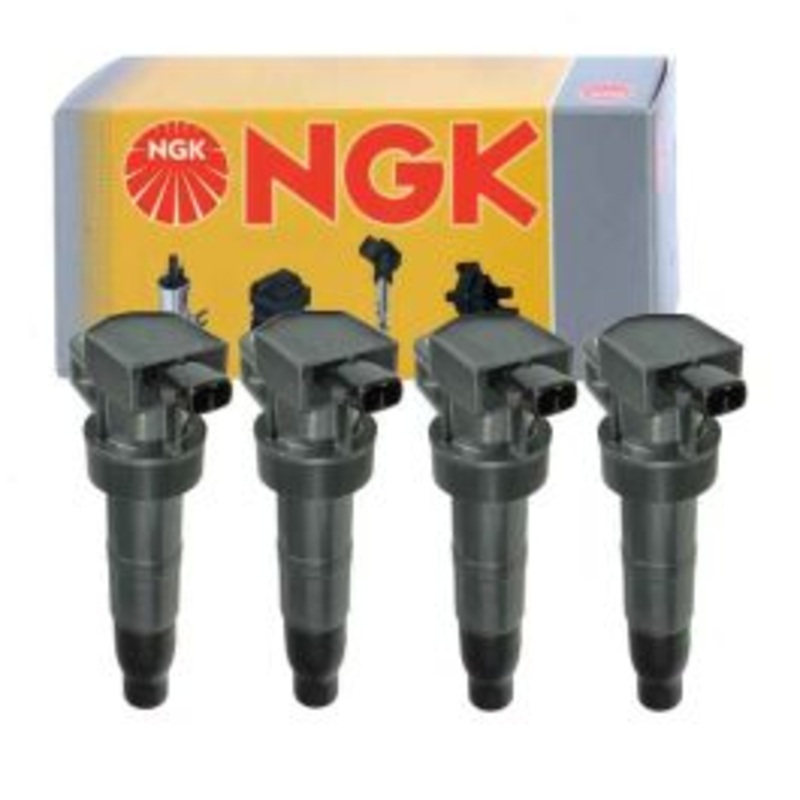 4 pc NGK Ignition Coils for 2006-2007 Hyundai Sonata 2.4L L4