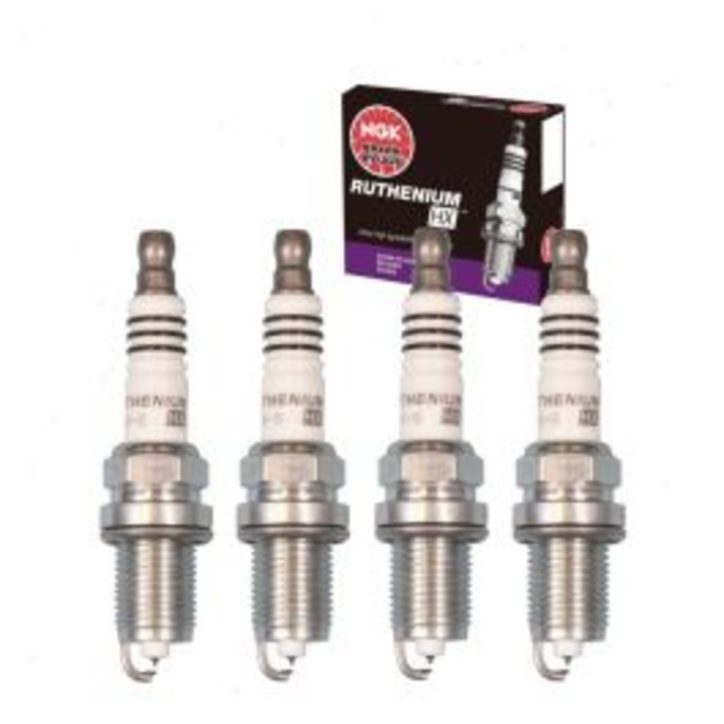 4 pc NGK Ruthenium HX Spark Plugs for 1997-1998 Eagle Talon 2.0L L4