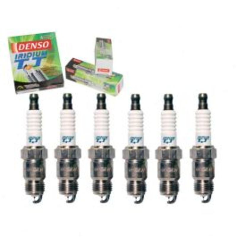 6 pc DENSO Iridium TT Spark Plugs for 1975-1976 Plymouth Valiant 3.7L L6