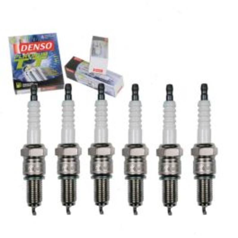 6 pc DENSO Platinum TT Spark Plugs for 1967 GMC P15 P1500 Van 4.8L L6