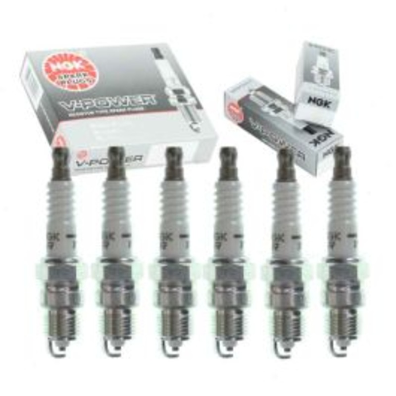 6 pc NGK V-Power Spark Plugs for 1982-1986 Oldsmobile Cutlass Ciera 2.8L V6