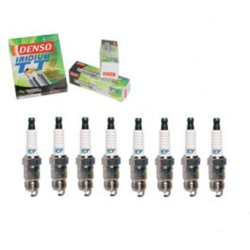 8 pc DENSO Iridium TT Spark Plugs for 1991-1995 Chevrolet C3500HD 5.7L 7.4L V8