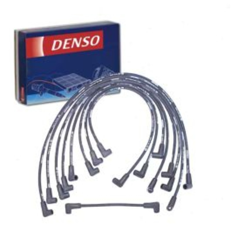 DENSO Spark Plug Wire Set for 1989-1991 Chevrolet R1500 Suburban 5.7L V8