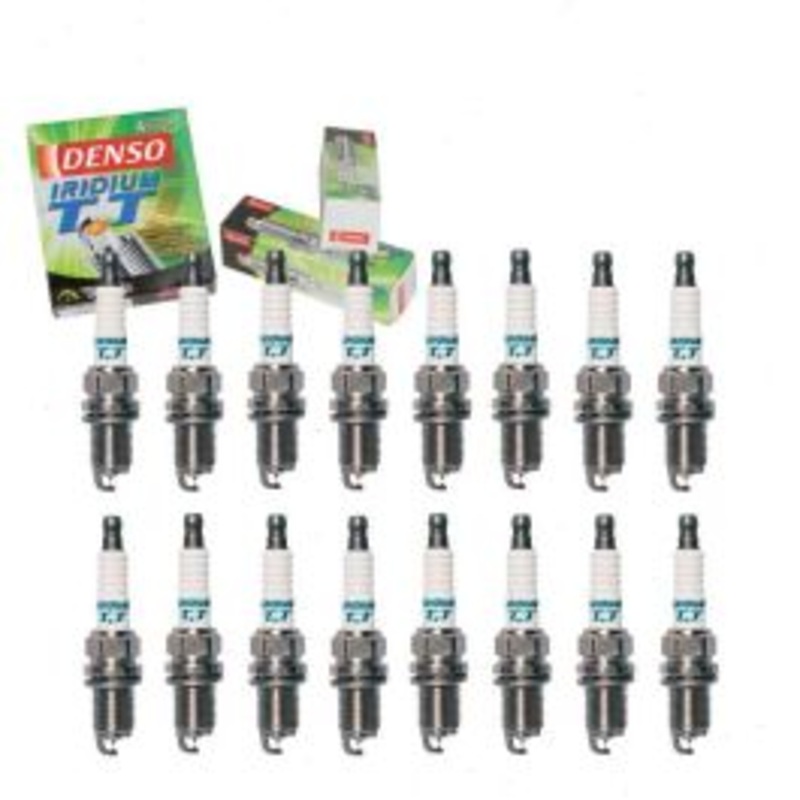 16 pc DENSO Iridium TT Spark Plugs for 2002-2007 Mercedes-Benz ML500 5.0L V8