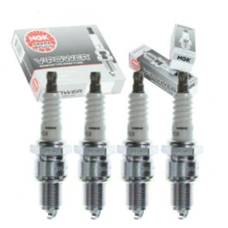 4 pc NGK V-Power Spark Plugs for 1985 Plymouth Turismo 1.6L L4