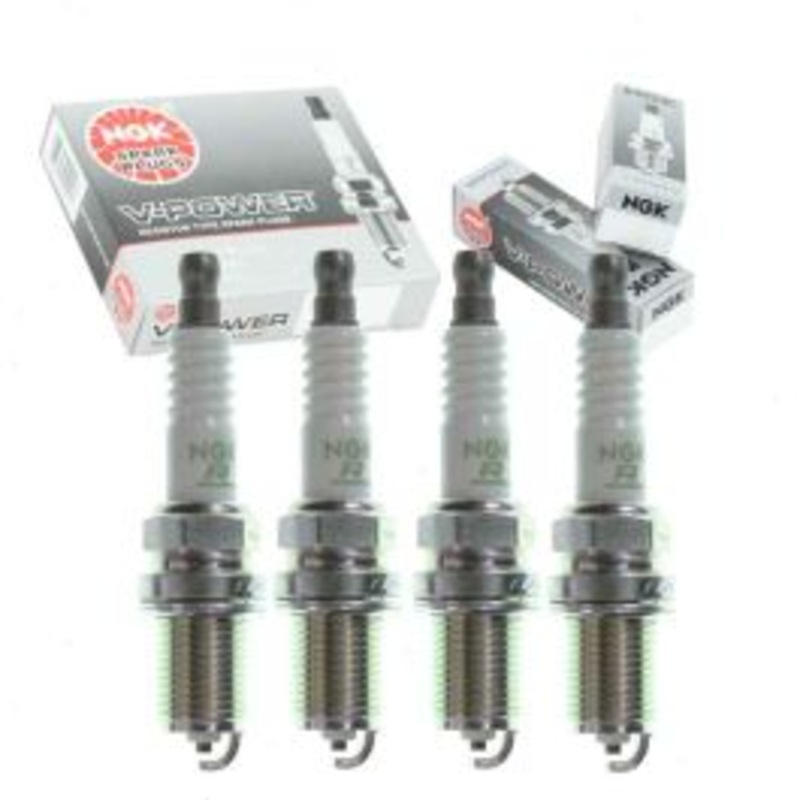 4 pc NGK V-Power Spark Plugs for 2011-2014 Mazda 2 1.5L L4