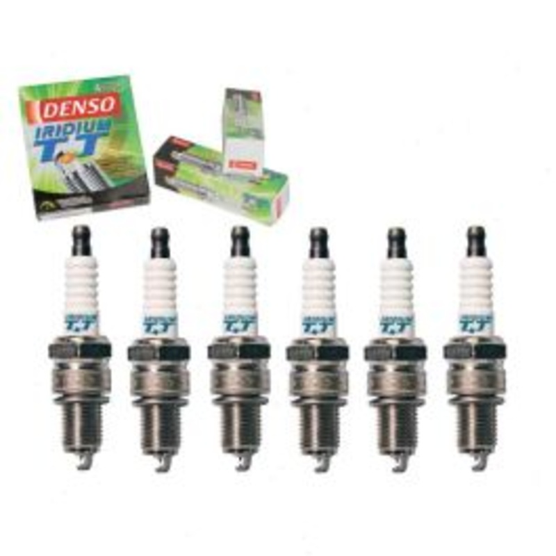 6 pc DENSO Iridium TT Spark Plugs for 1968-1974 Dodge D200 Pickup 3.7L L6