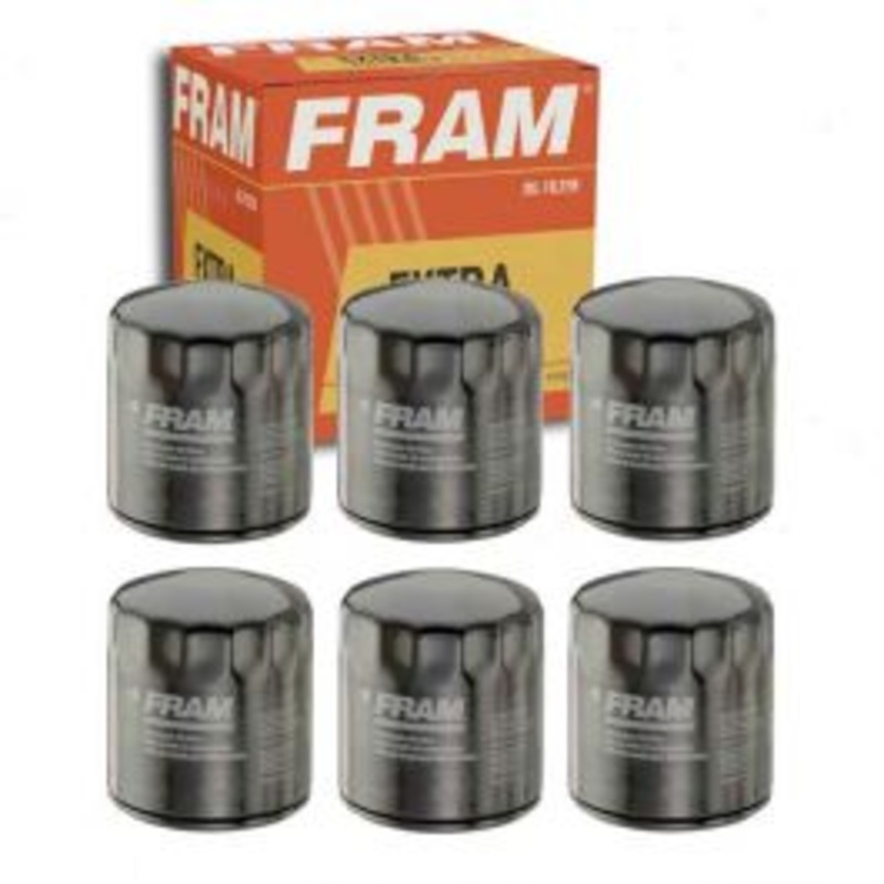 6 pc FRAM Extra Guard PH6100 Engine Oil Filters