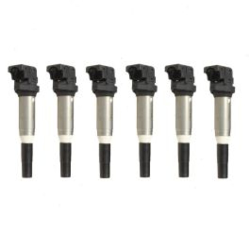 6 pc Hitachi Ignition Coils for 2007-2013 BMW 328i 3.0L L6