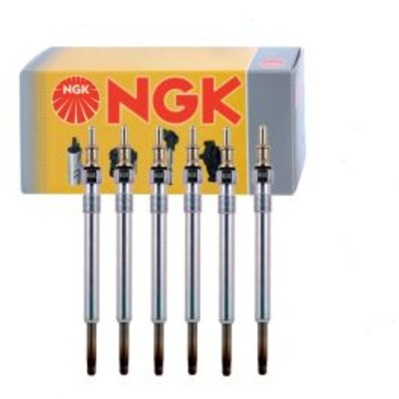 6 pc NGK Glow Diesel Glow Plugs for 2005-2006 Mercedes-Benz E320 3.2L L6