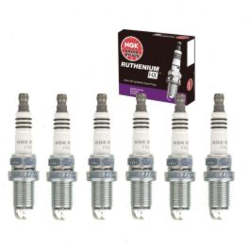 6 pc NGK Ruthenium HX Spark Plugs for 2001-2002 Acura MDX 3.5L V6