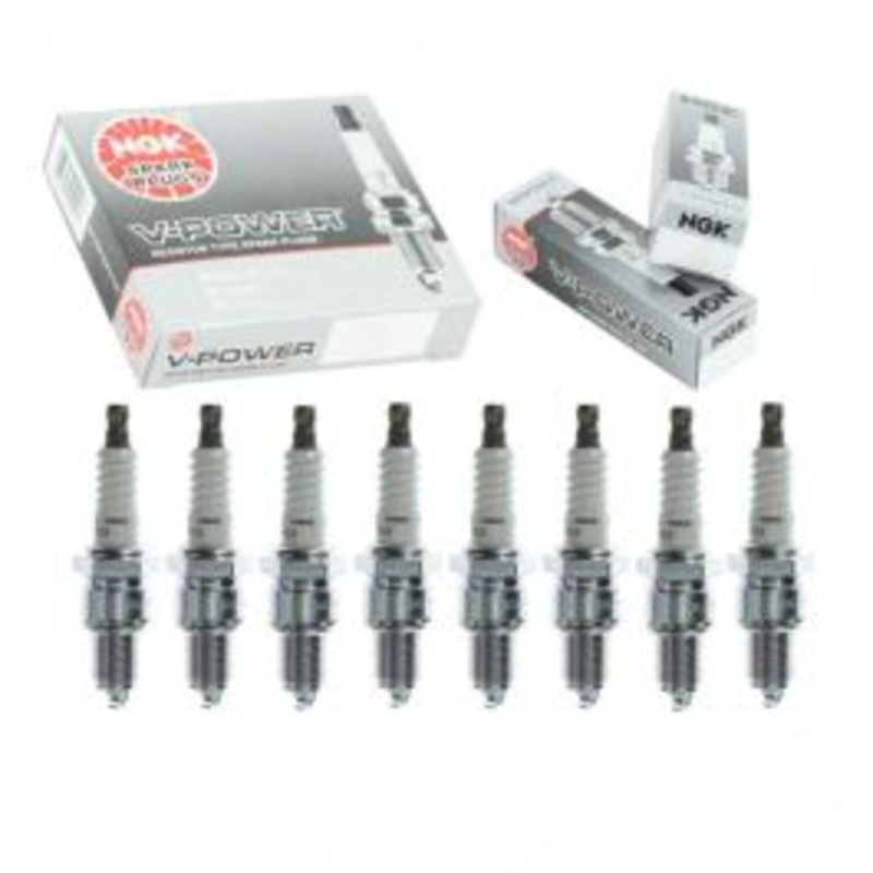 8 pc NGK V-Power Spark Plugs for 1971-1974 Dodge B300 Van 5.2L 5.9L V8