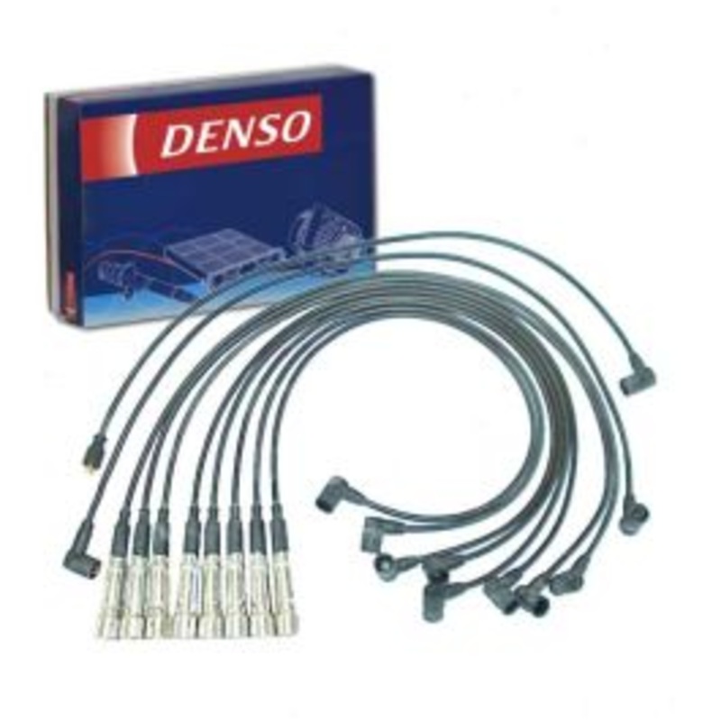 DENSO Spark Plug Wire Set for 1984-1985 Mercedes-Benz 500SEC 5.0L V8